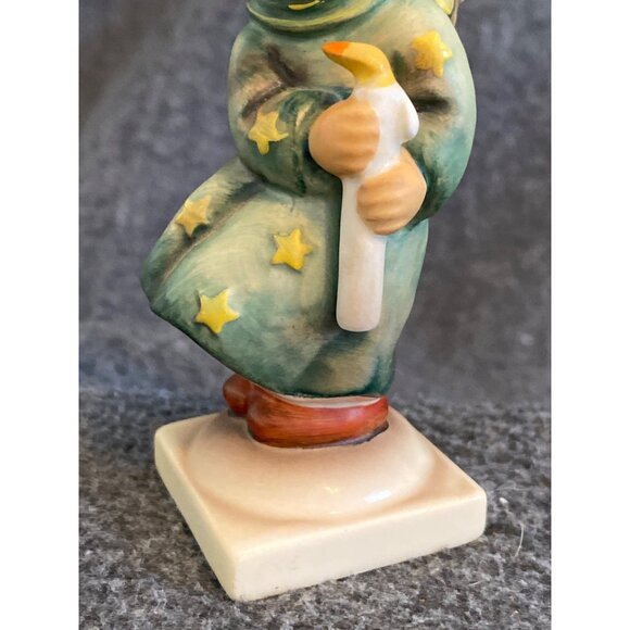 VTG Goebel Hummel Figurine Heavenly Angel Holding Candle 21/0 Missing Bee TMK-6 - Picture 3 of 8